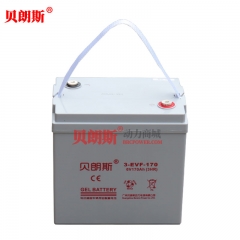 3-EVF-170/6V170Ah膠體動力電池廠商 適用觀光車、游光游覽車用鉛酸免維護電瓶